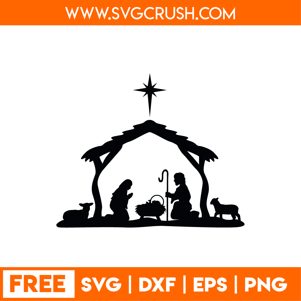 free nativity-001 svg