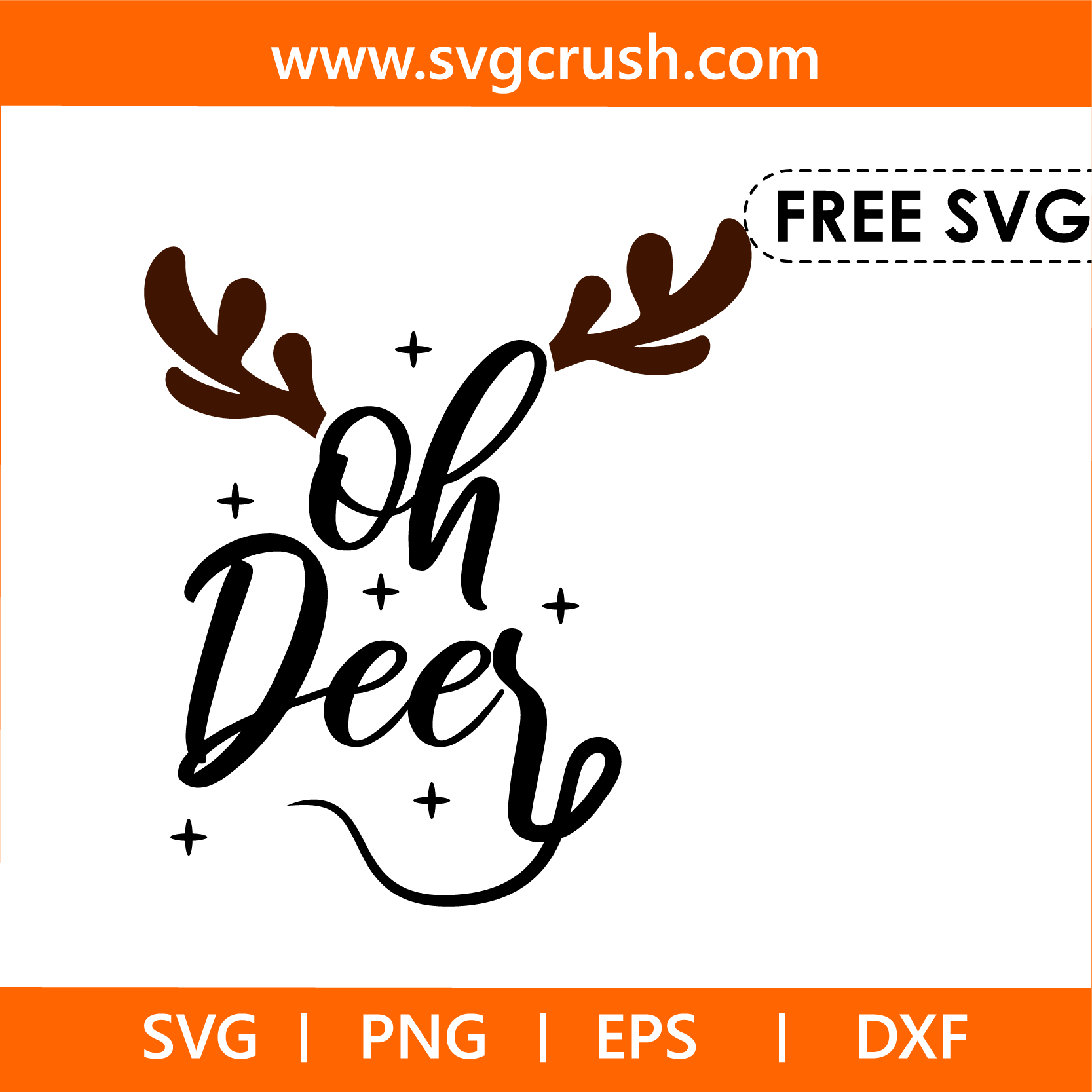 free oh-deer-005 svg