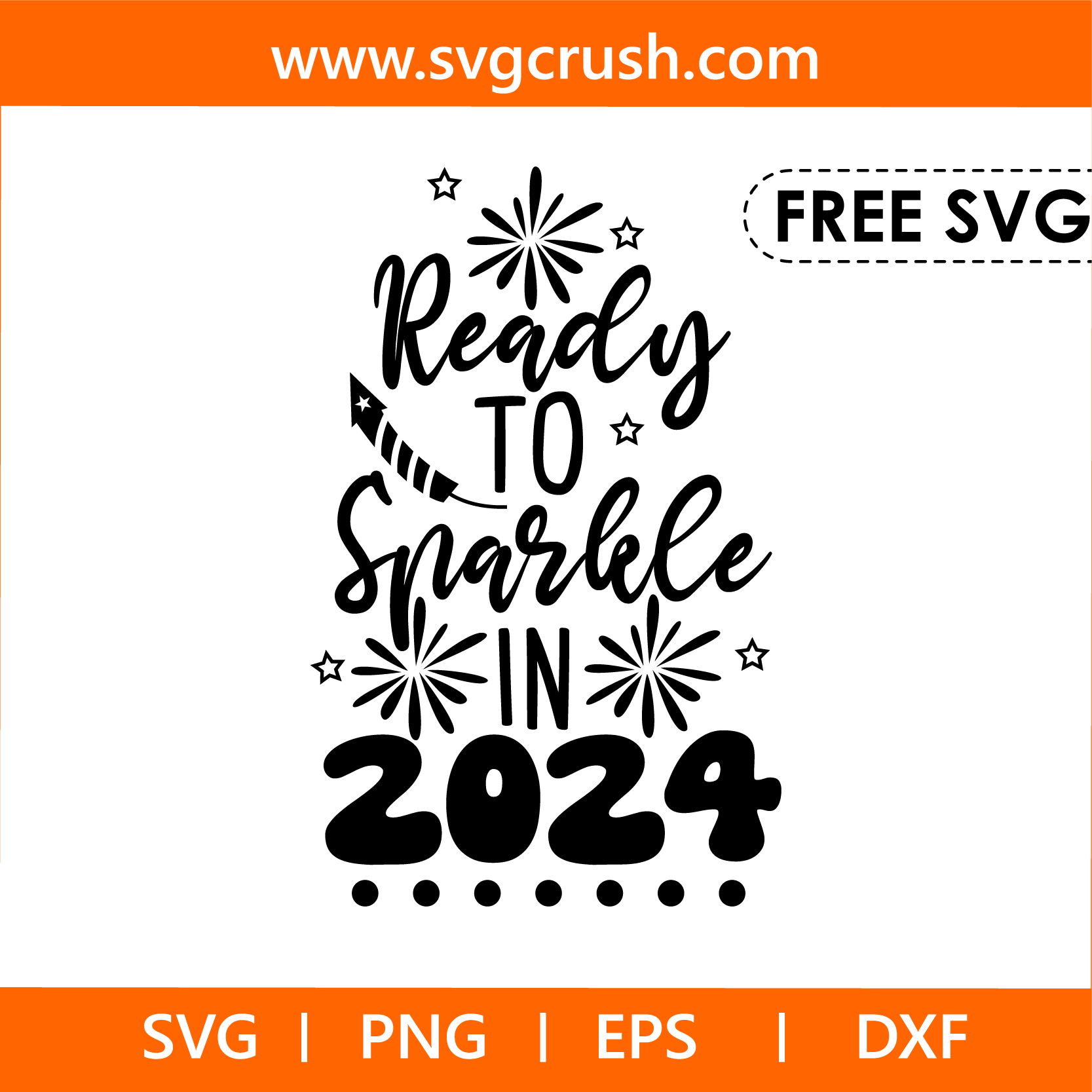 free ready-to-sparkle-in-2024-005 svg