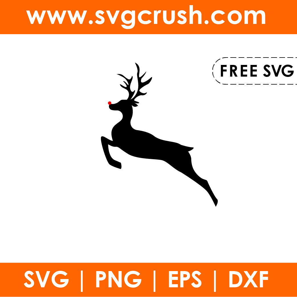 free rudolph-deer-001 svg