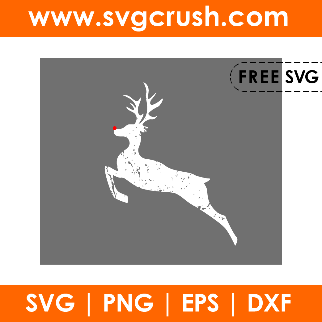 free rudolph-deer-002 svg