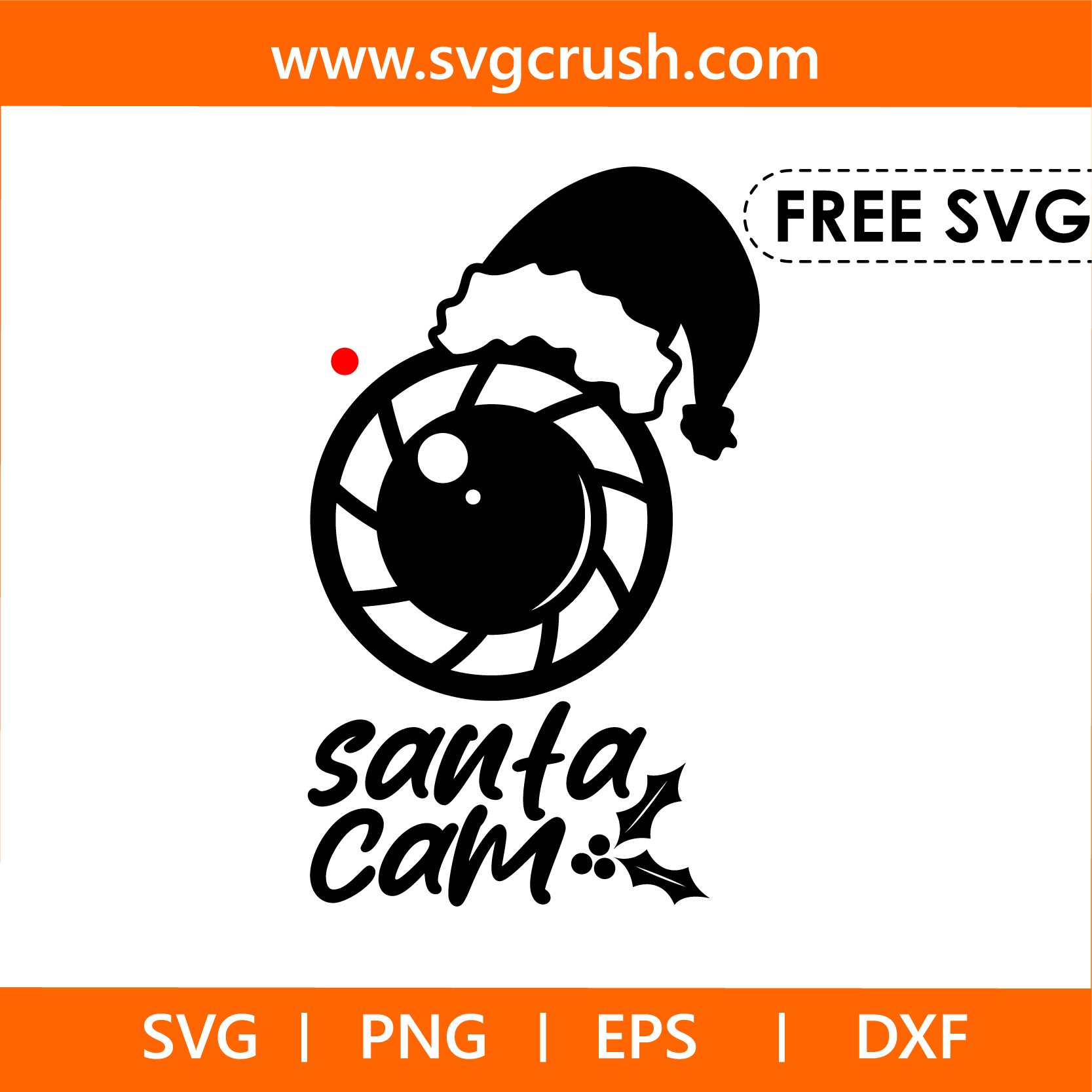 free santa-cam-005 svg