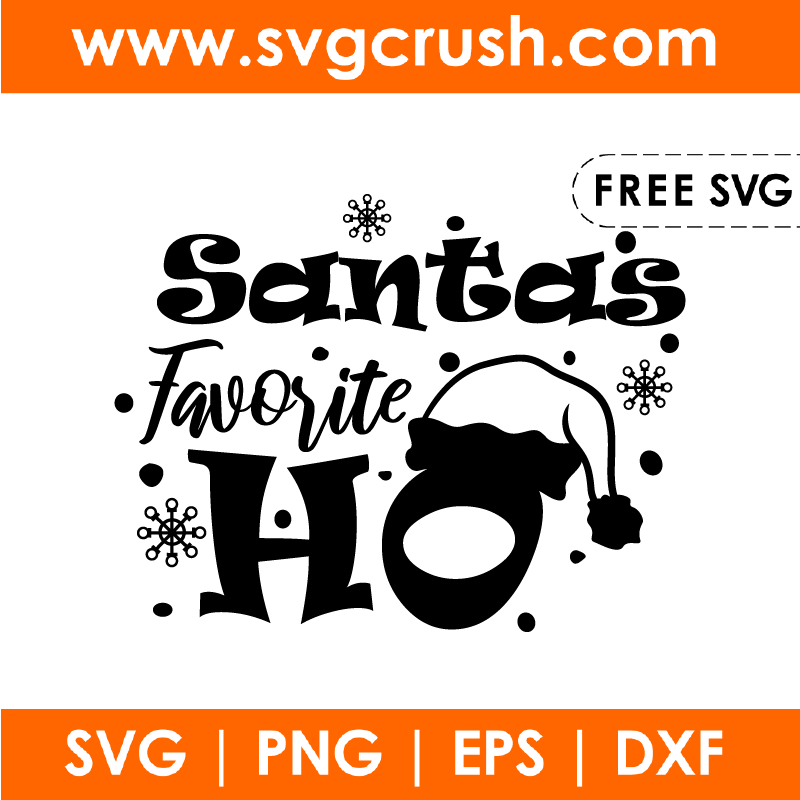 free santas-favourite-ho-002 svg