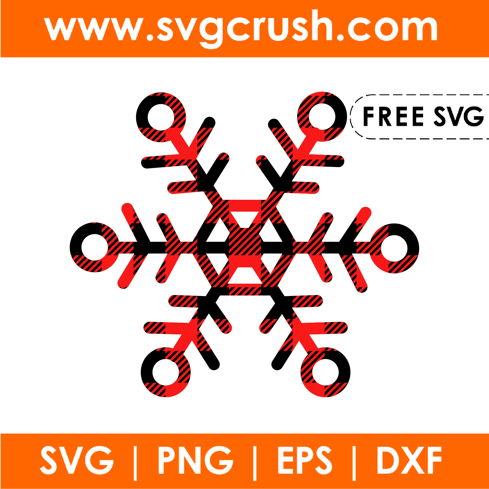 free snowflake-plaid-001 svg