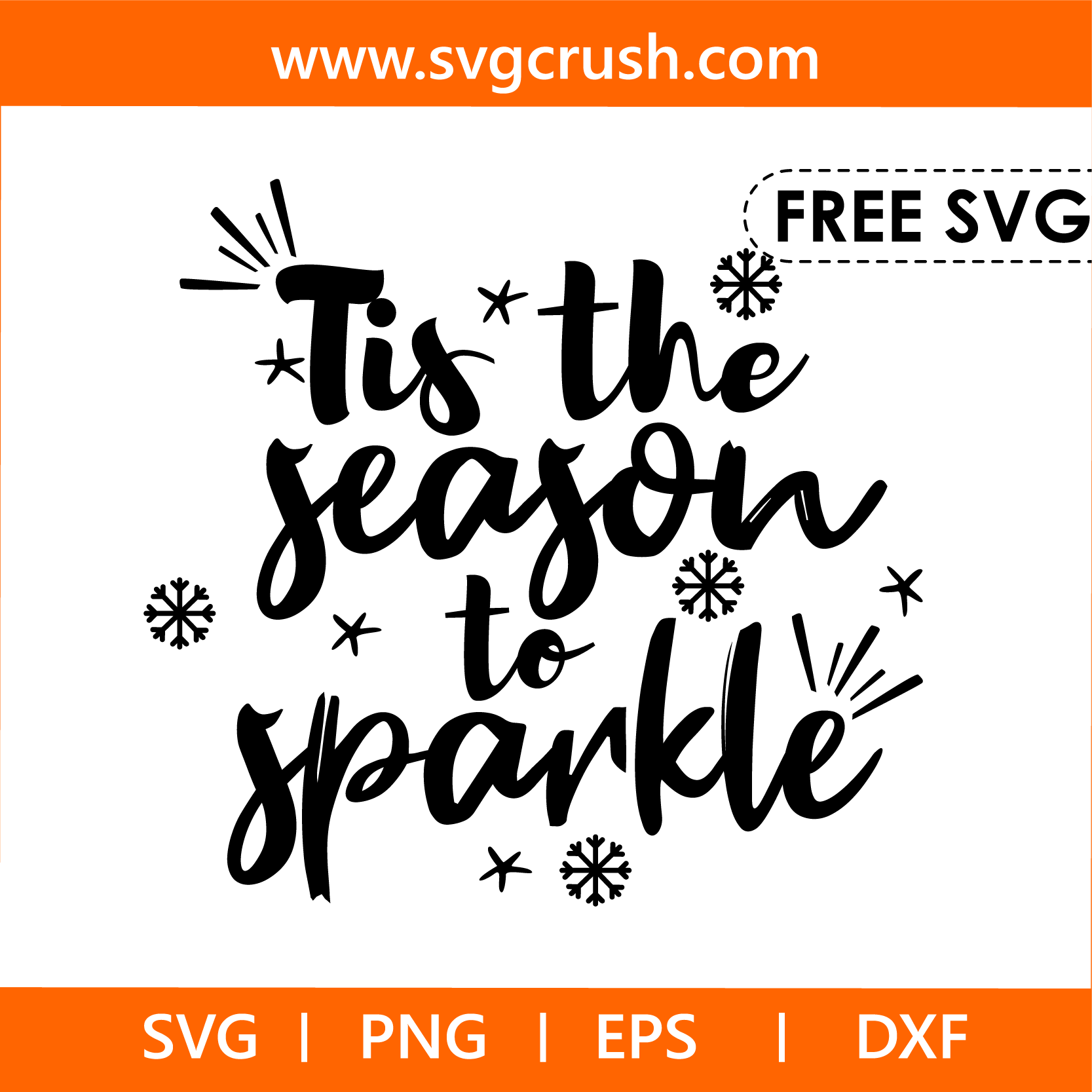 free tis-the-season-to-sparkle-006 svg