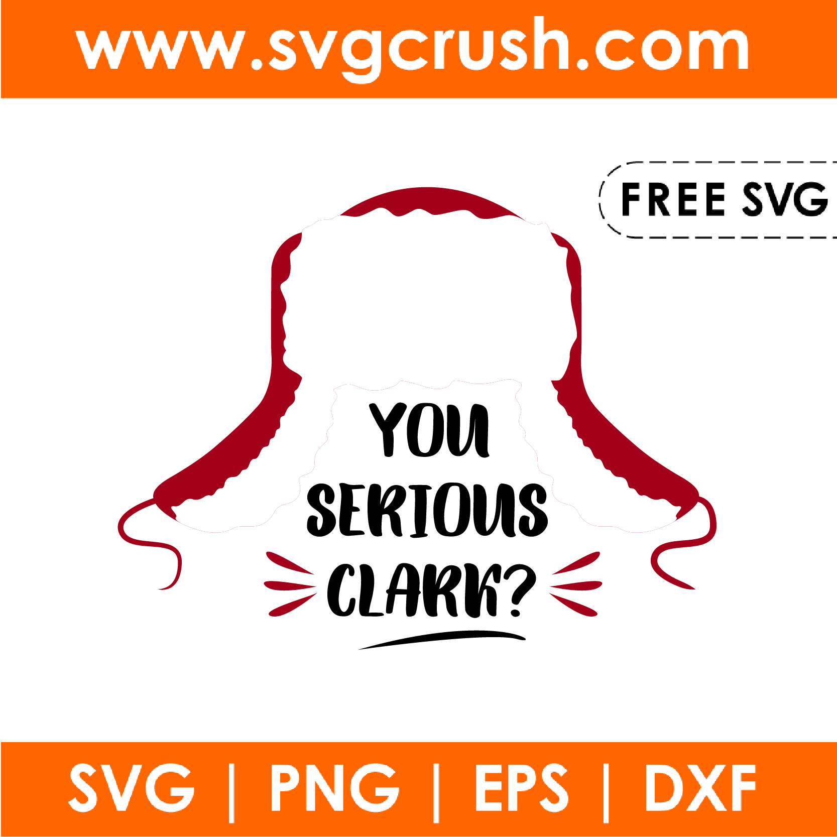 free you-serious-clark-003 svg