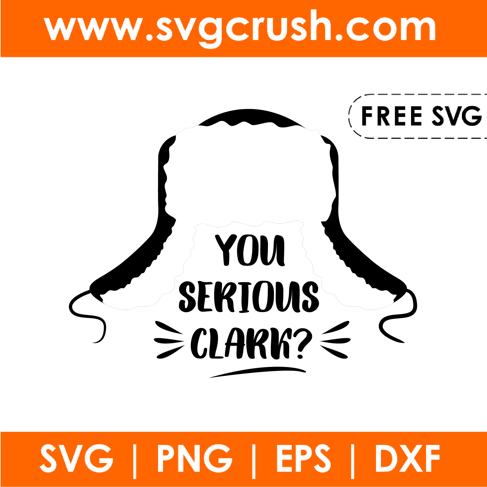 free you-serious-clark-004 svg