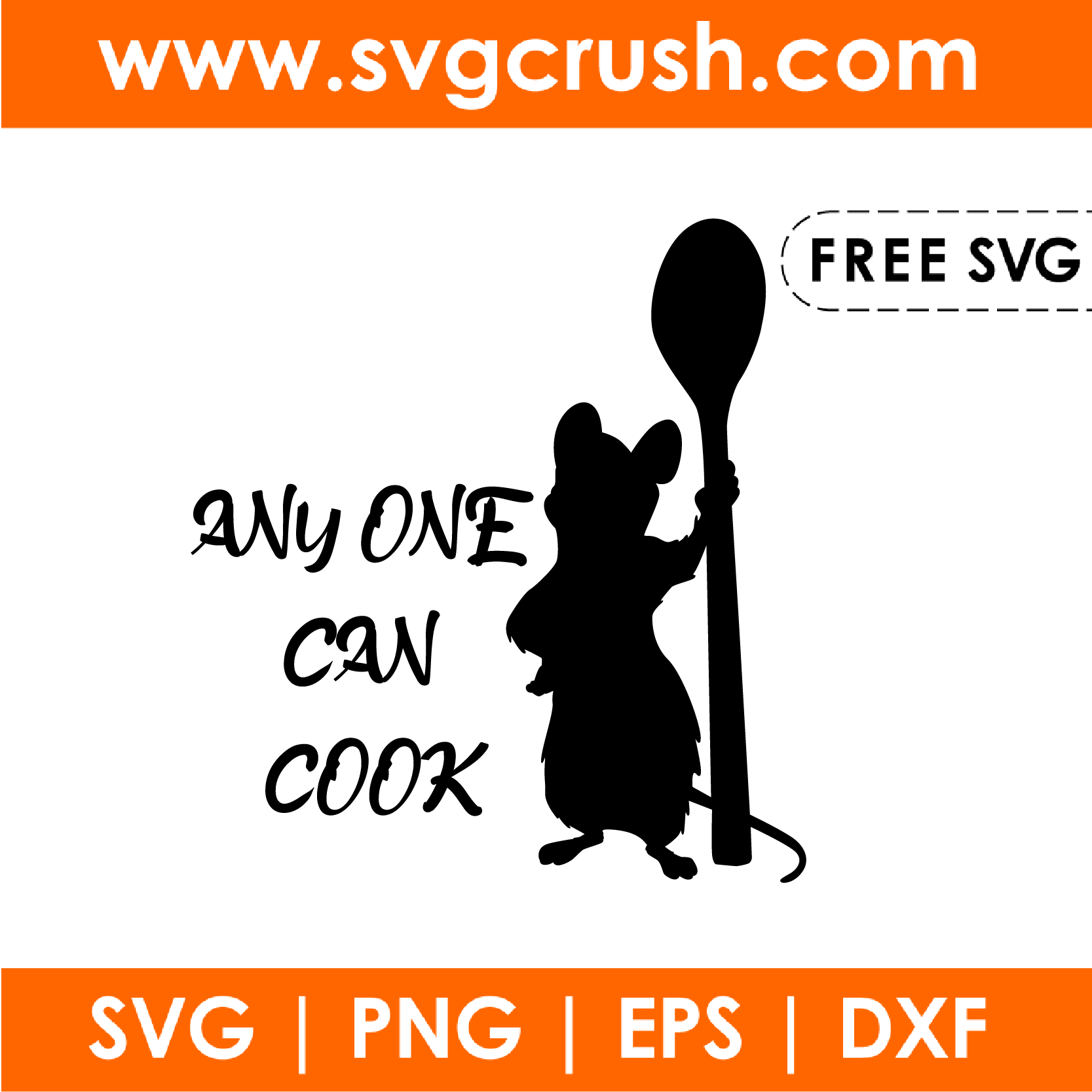 free anyone-can-cook-001 svg
