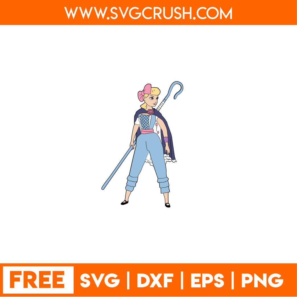 free bo-peep-001 svg