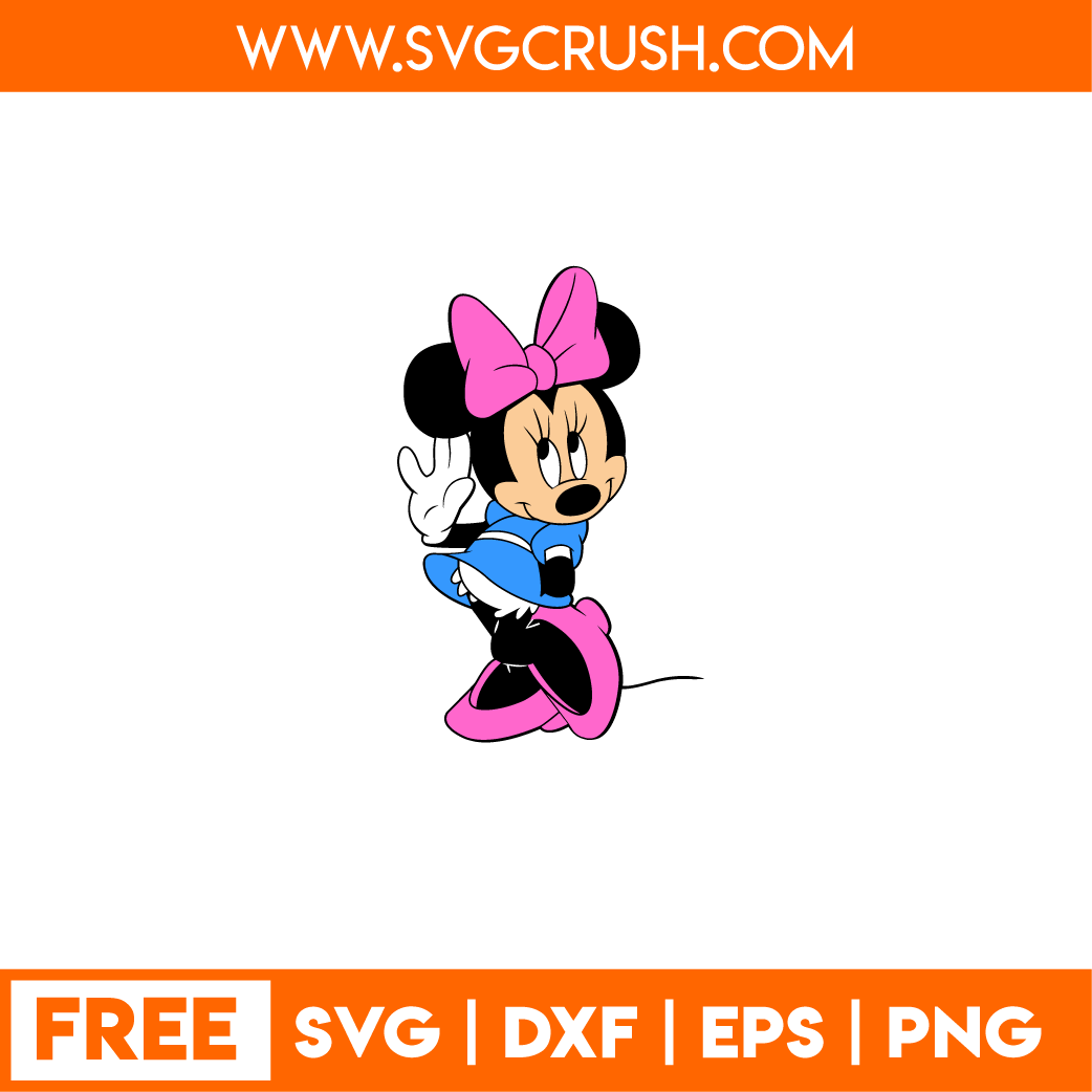 free cute-minnie-mouse-003 svg