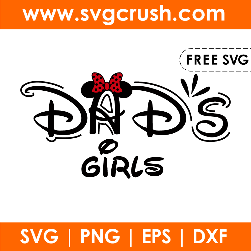 free dads-girl-001 svg