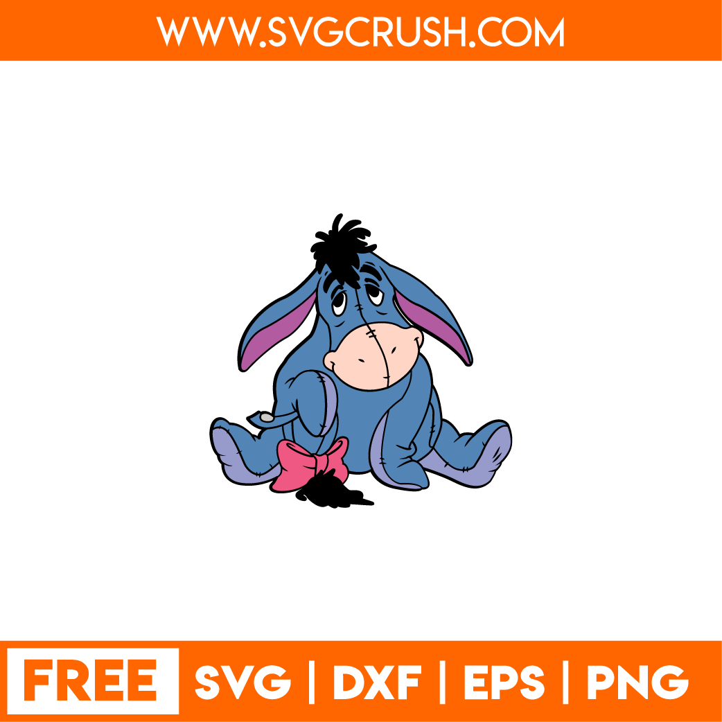 free disney-eeyore-001 svg