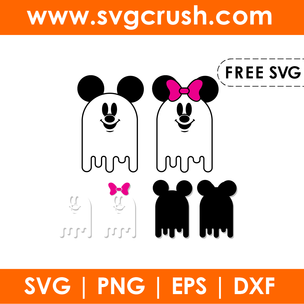 free mickey-and-minnie-boo-001 svg