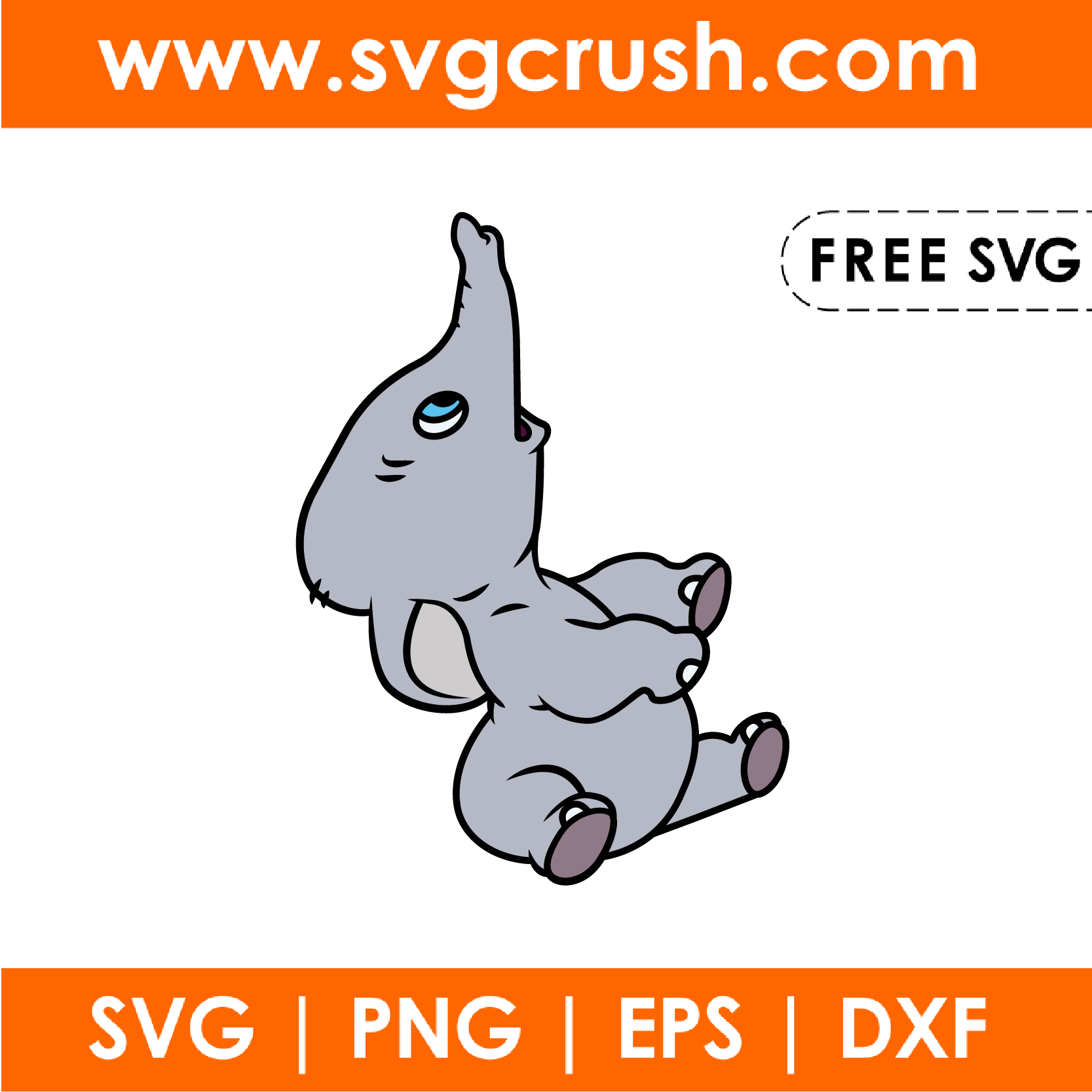 free mr-dumbo-baby-001 svg