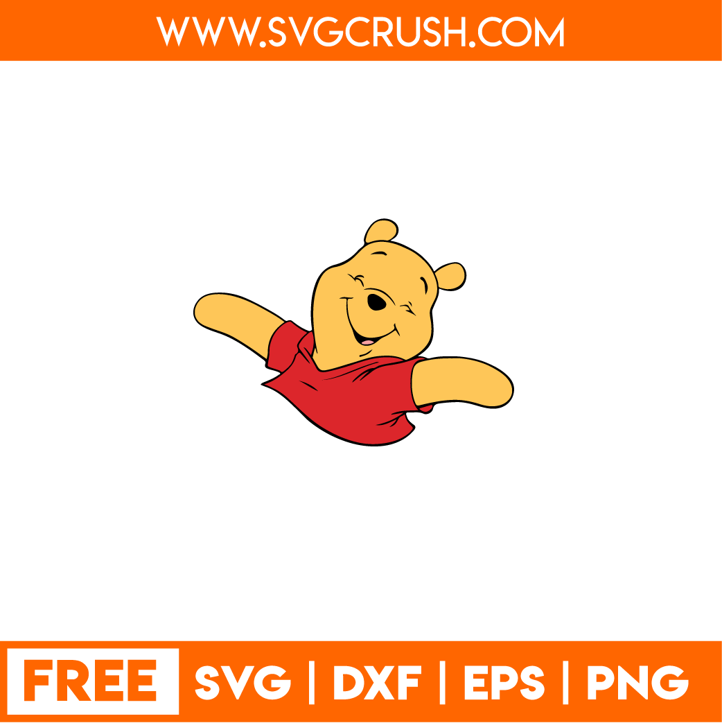 Classic Winnie The Pooh Svg - wpdesigntrainer