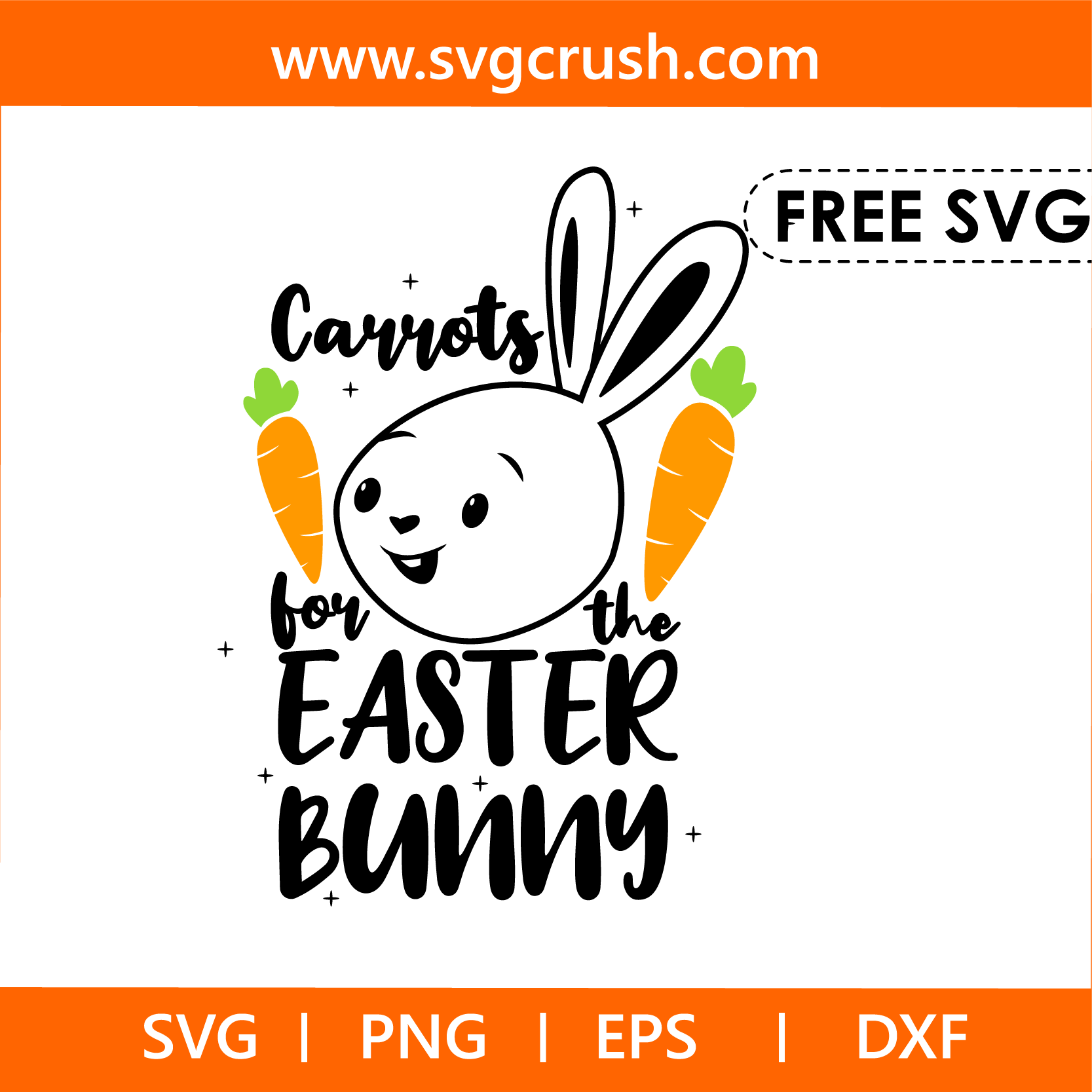 free carrots-for-the-easter-bunny-005 svg