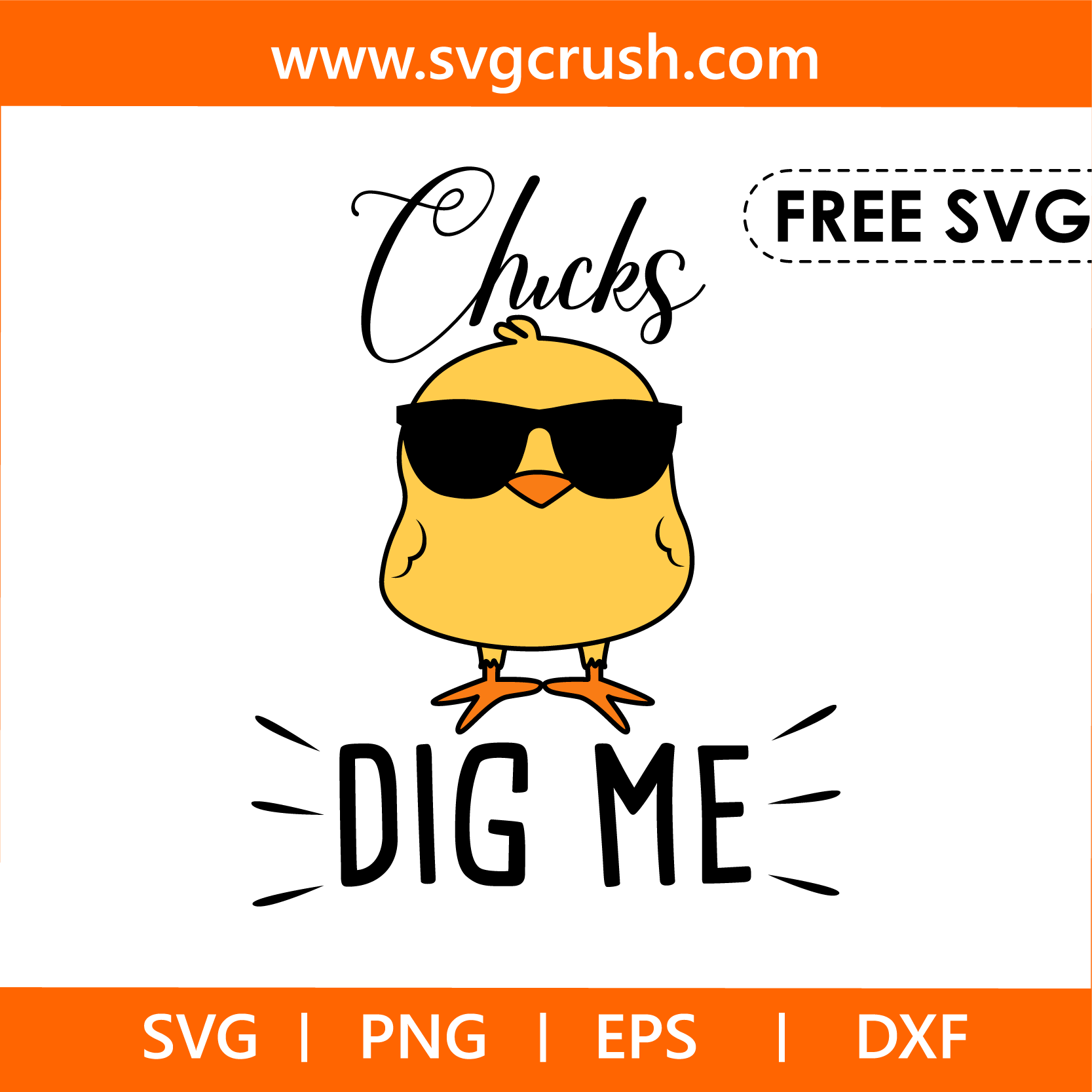 free chicks-dig-me-005 svg