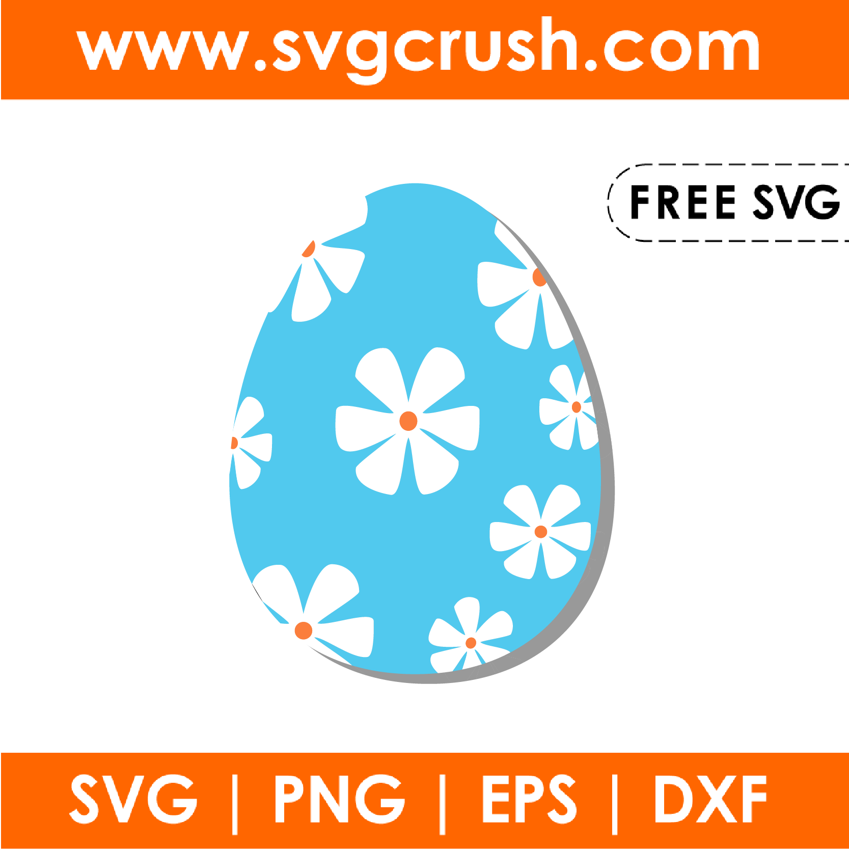 free easter-egg-003 svg