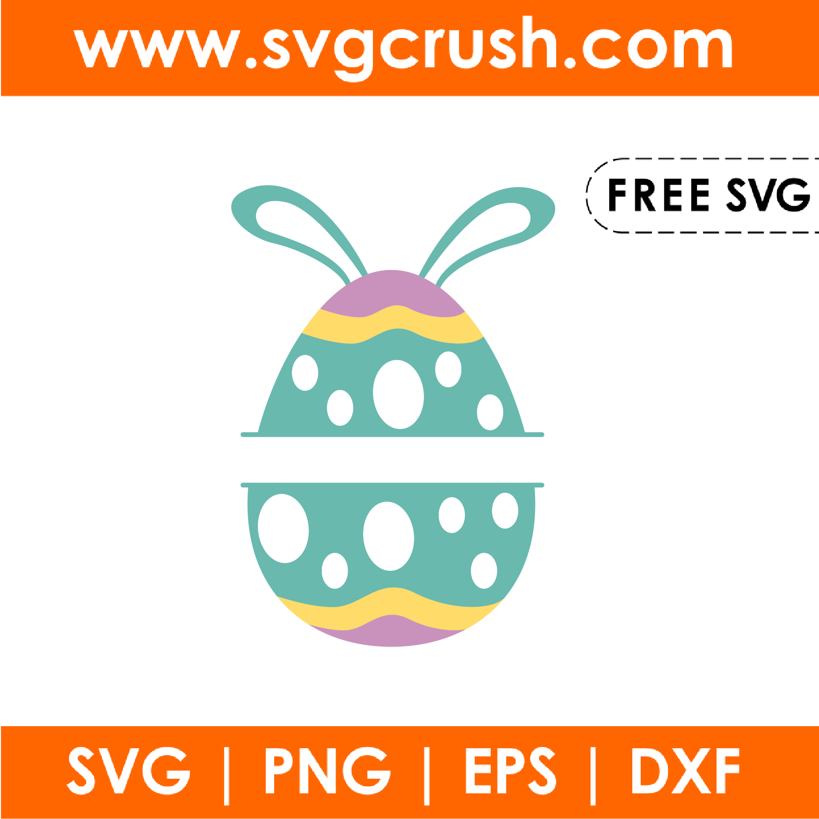free easter-egg-005 svg