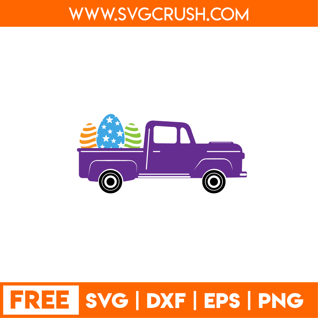 free easter-truck-001 svg