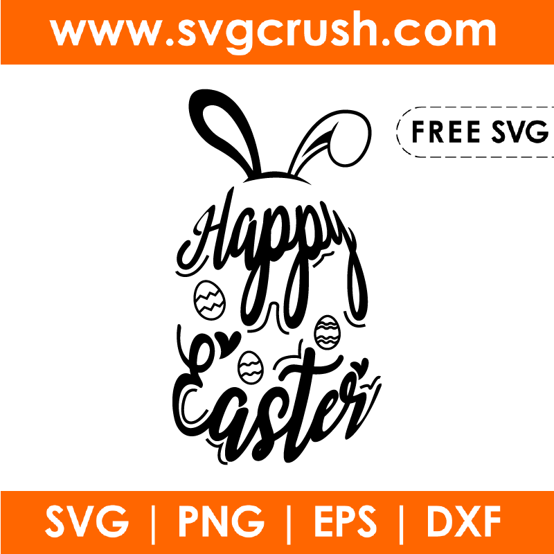 free happy-easter-001 svg