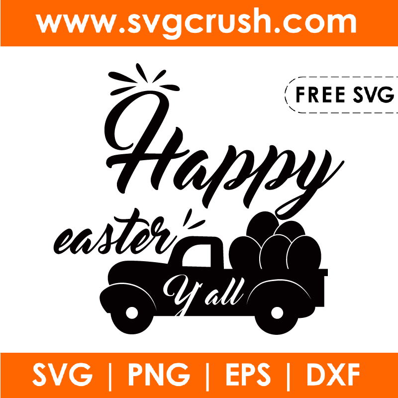 free happy-easter-y-all-001 svg