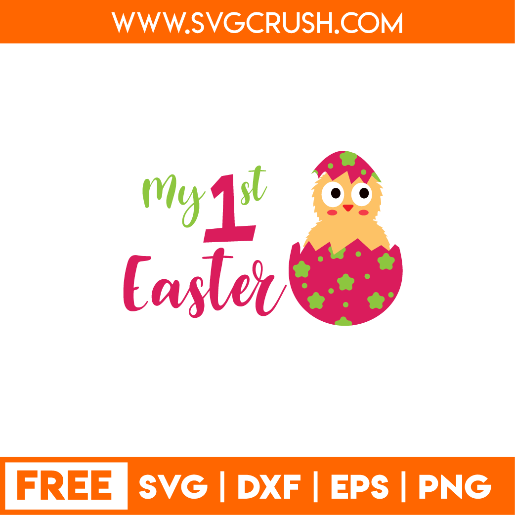 free my-first-easter-001 svg