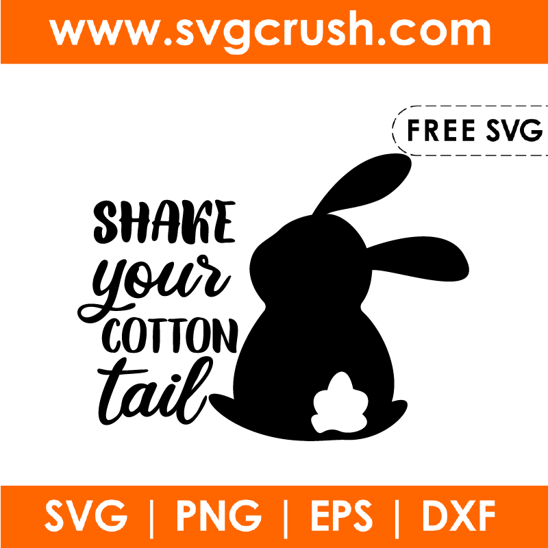 free shake-your-cotton-tail-003 svg