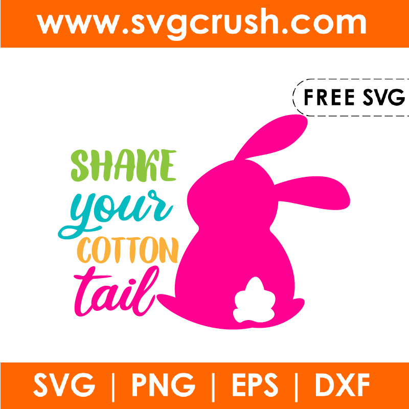 free shake-your-cotton-tail-004 svg