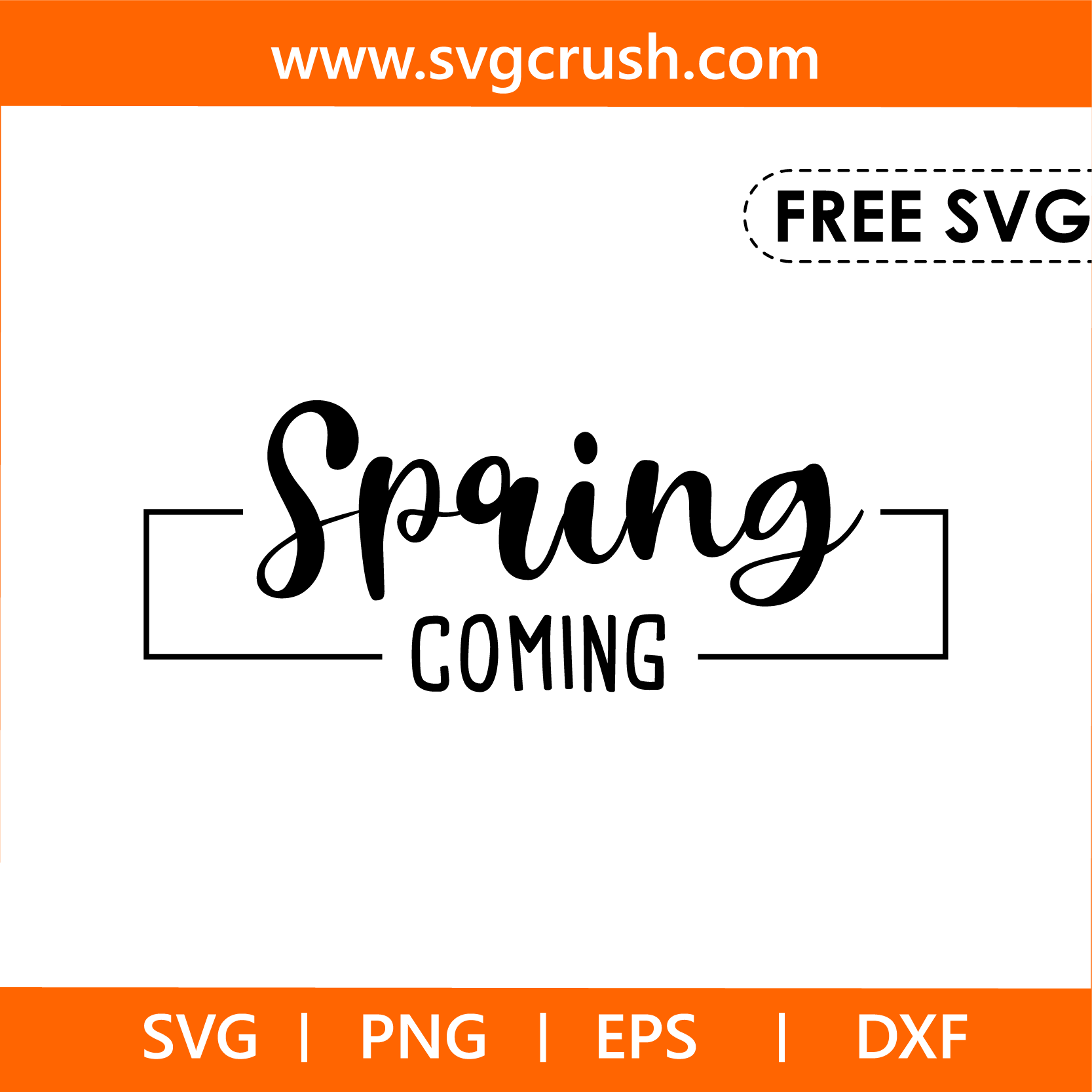 free spring-coming-005 svg