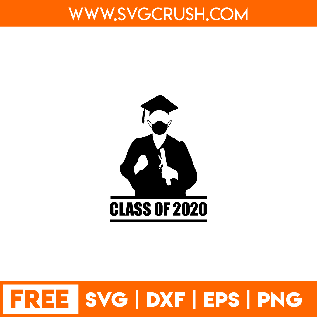 free graduation-class-of-2020 svg