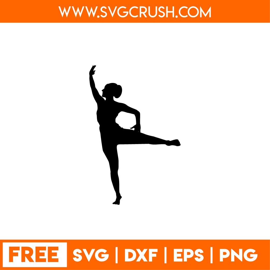 free dance-girl-001 svg