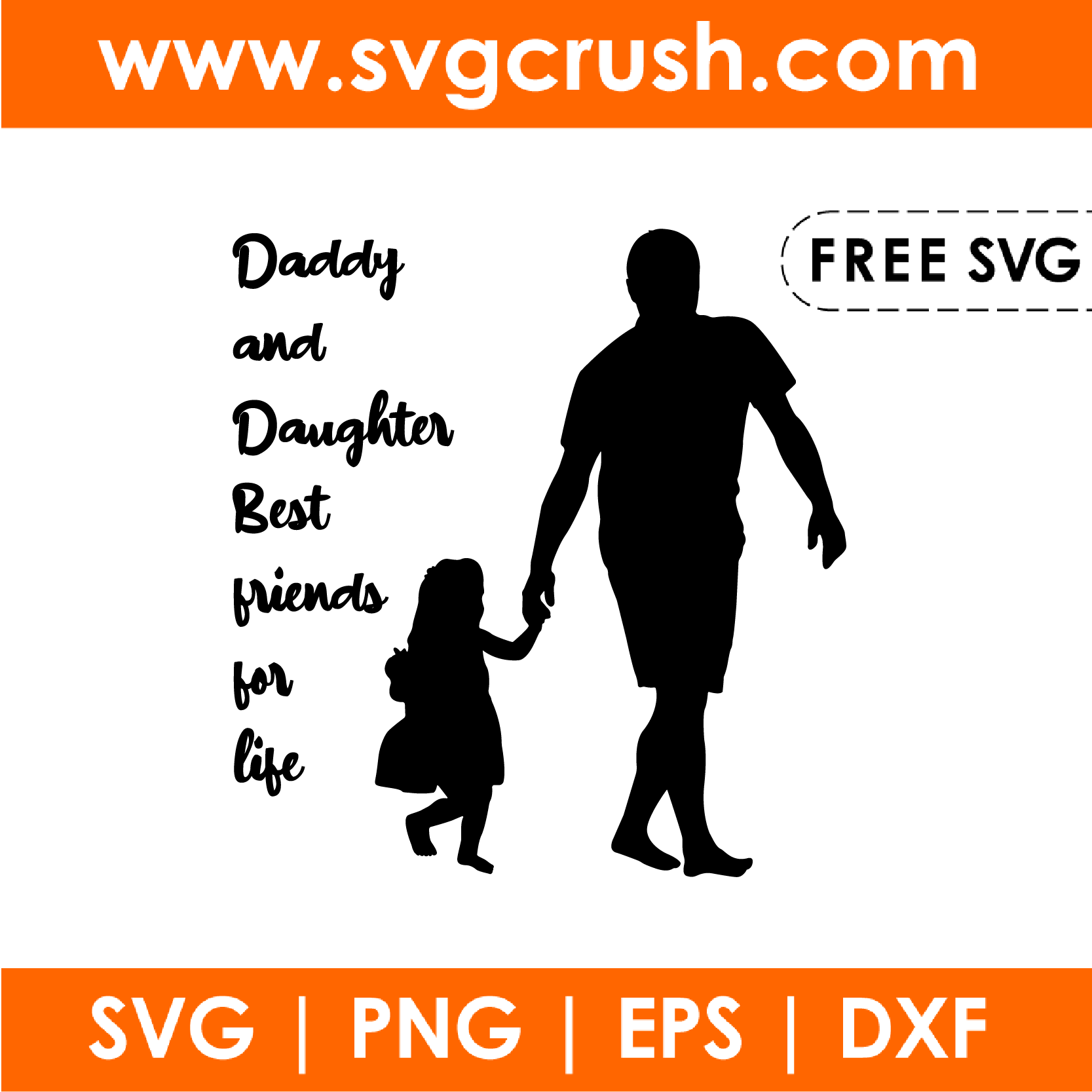 free daddy-and-daughter-001 svg
