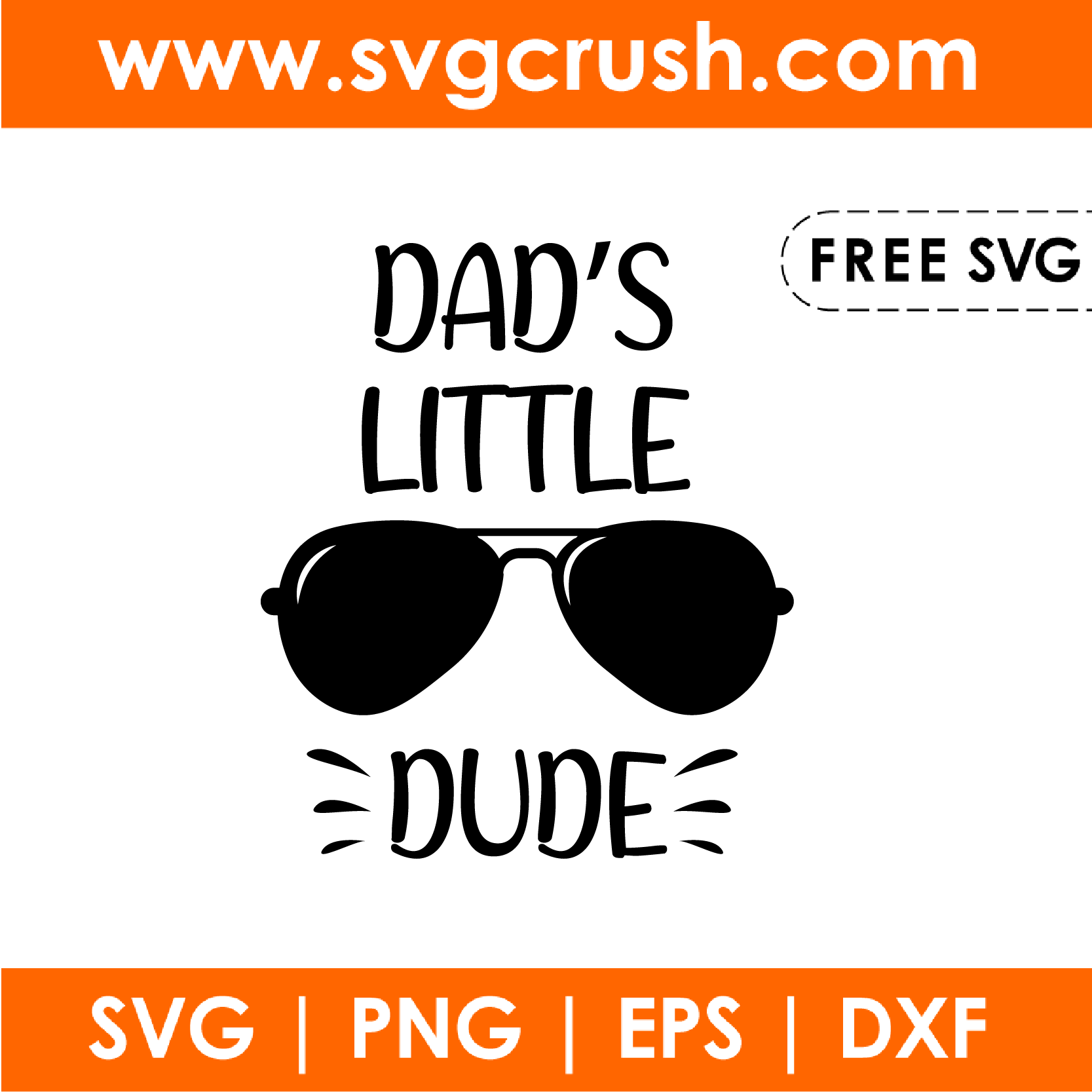free dads-little-dude-001 svg