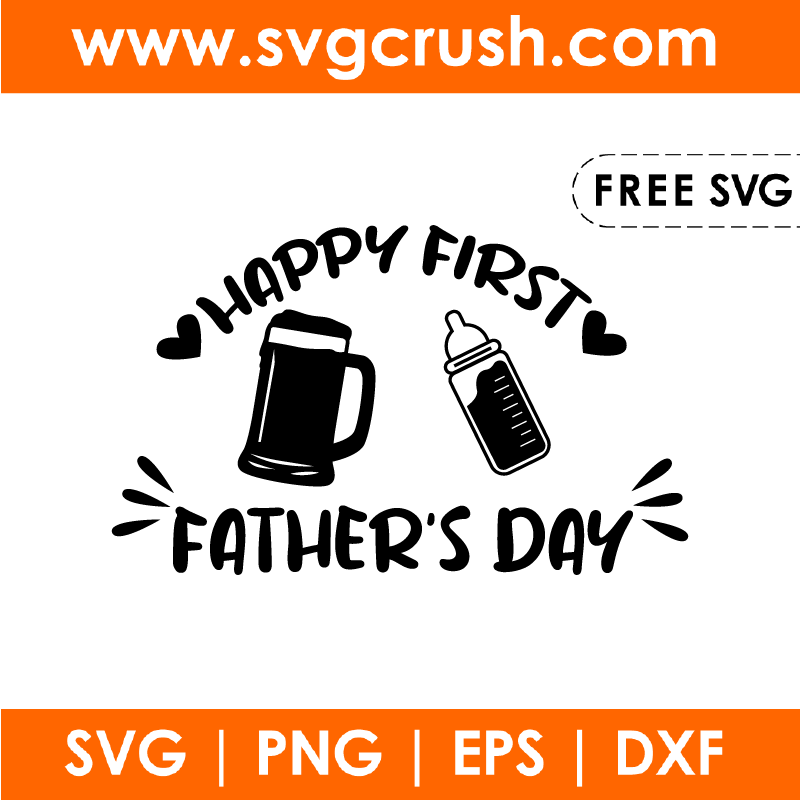 free happy-first-fathers-day-001 svg
