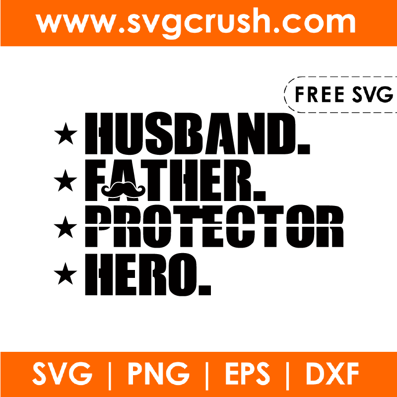 free husband-father-protector-hero-001 svg