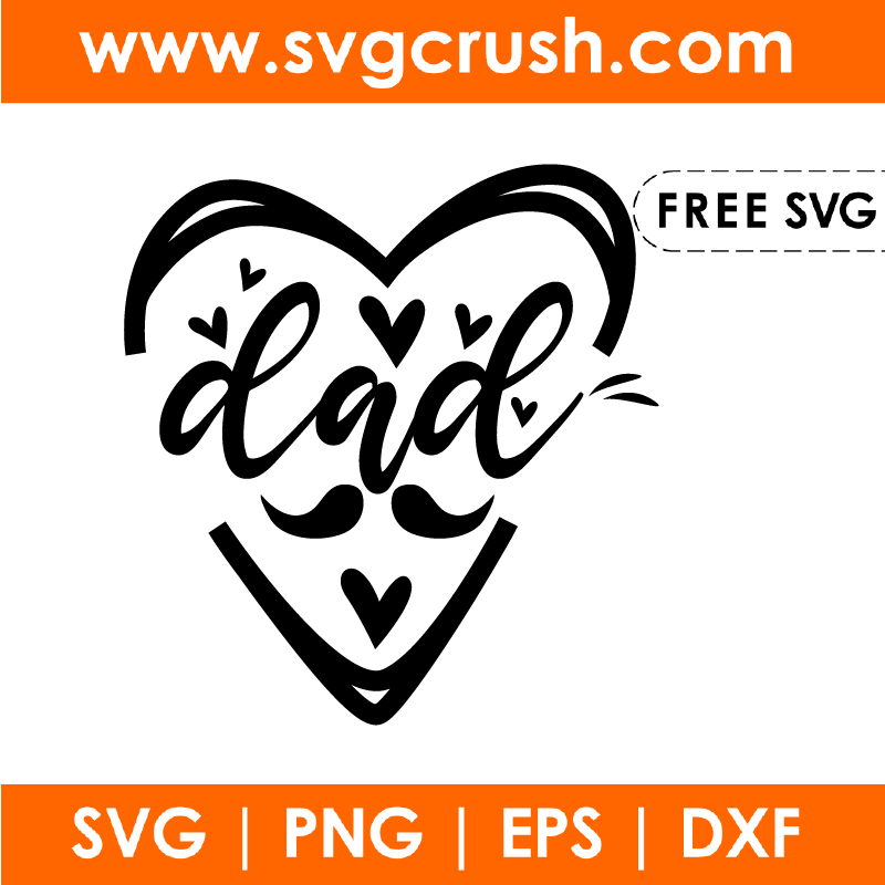 free love-dad-001 svg