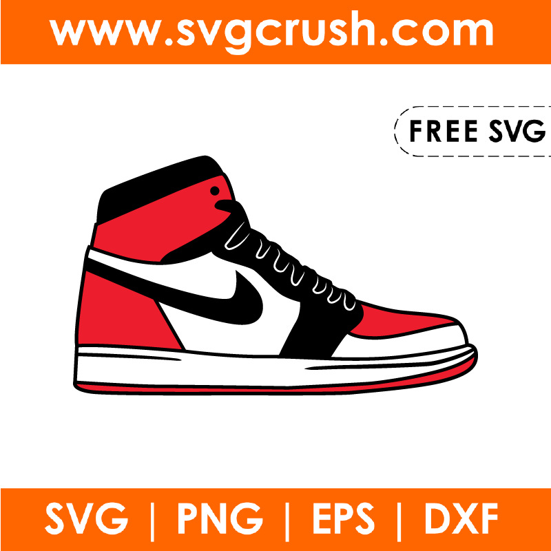 free sneaker-003 svg