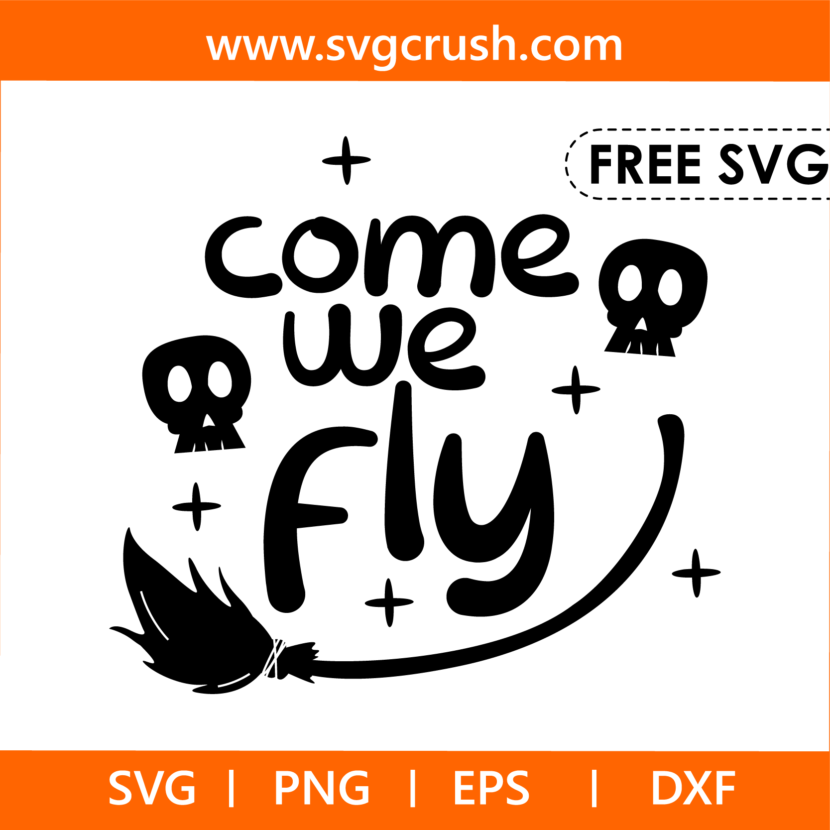 free come-we-fly-004 svg