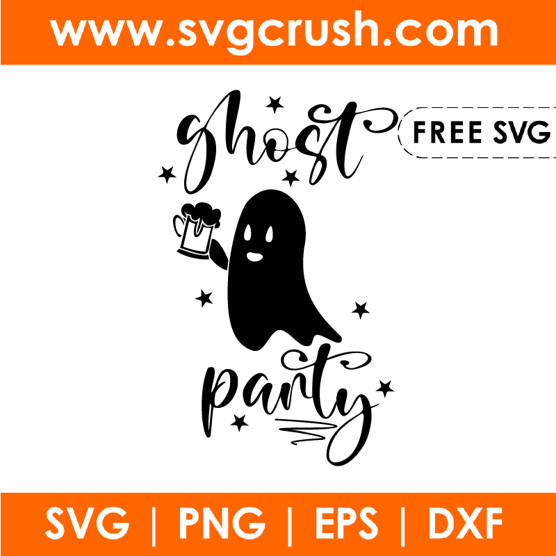 free ghost-party-001 svg