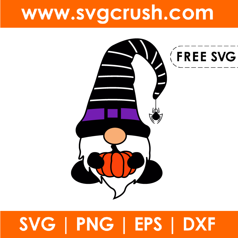 free gnome-halloween-003 svg