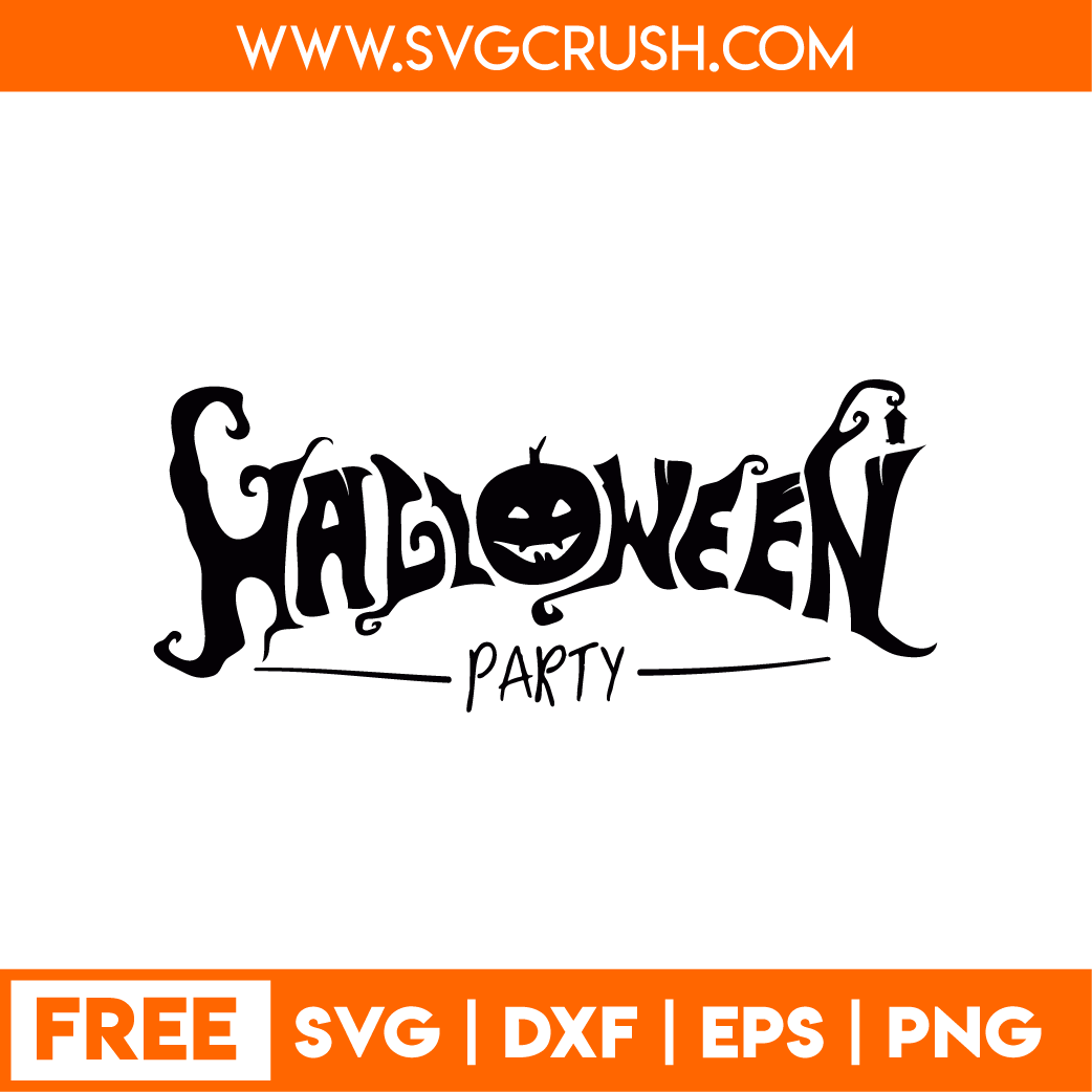 free halloween-party-001 svg
