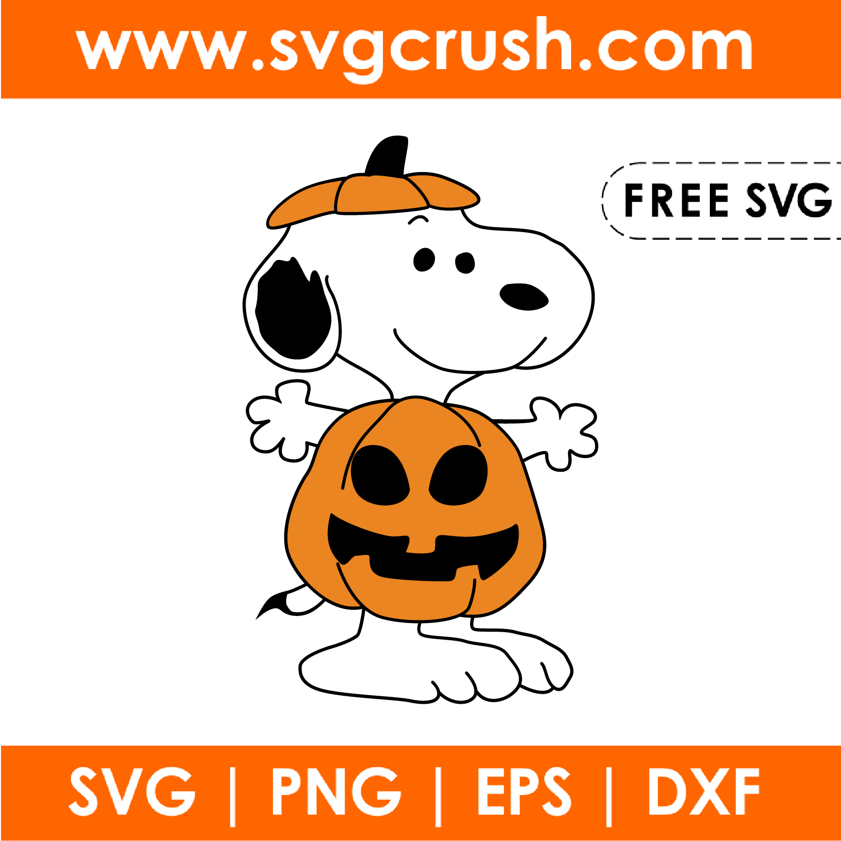 free halloween-snoopy-001 svg
