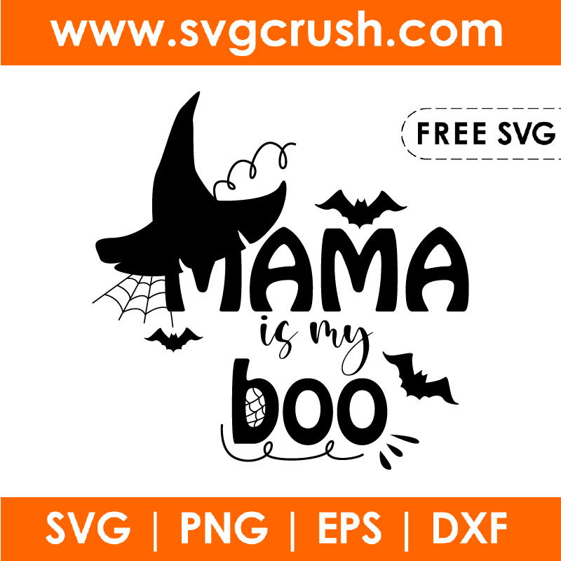 free mama-is-my-boo-001 svg
