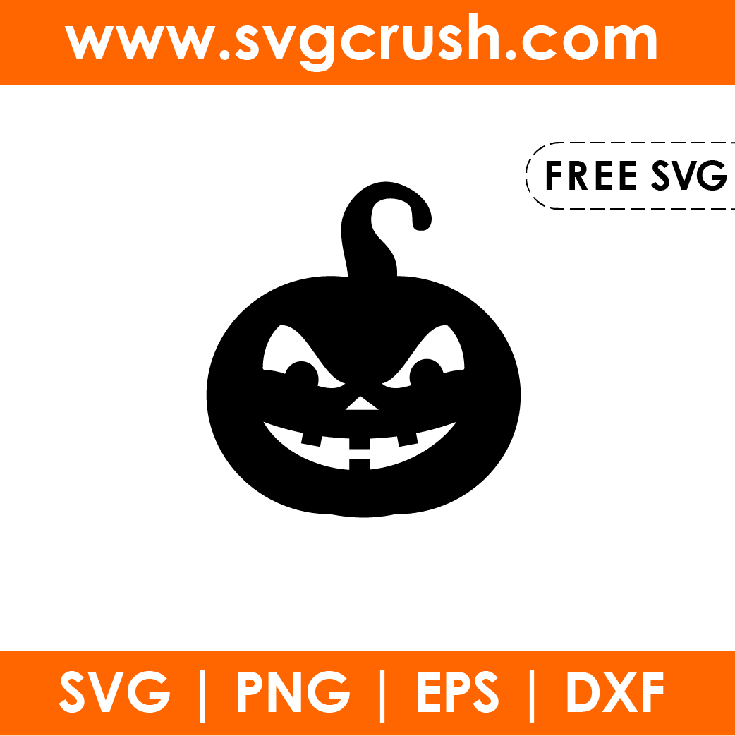 free pumkin-face-005 svg