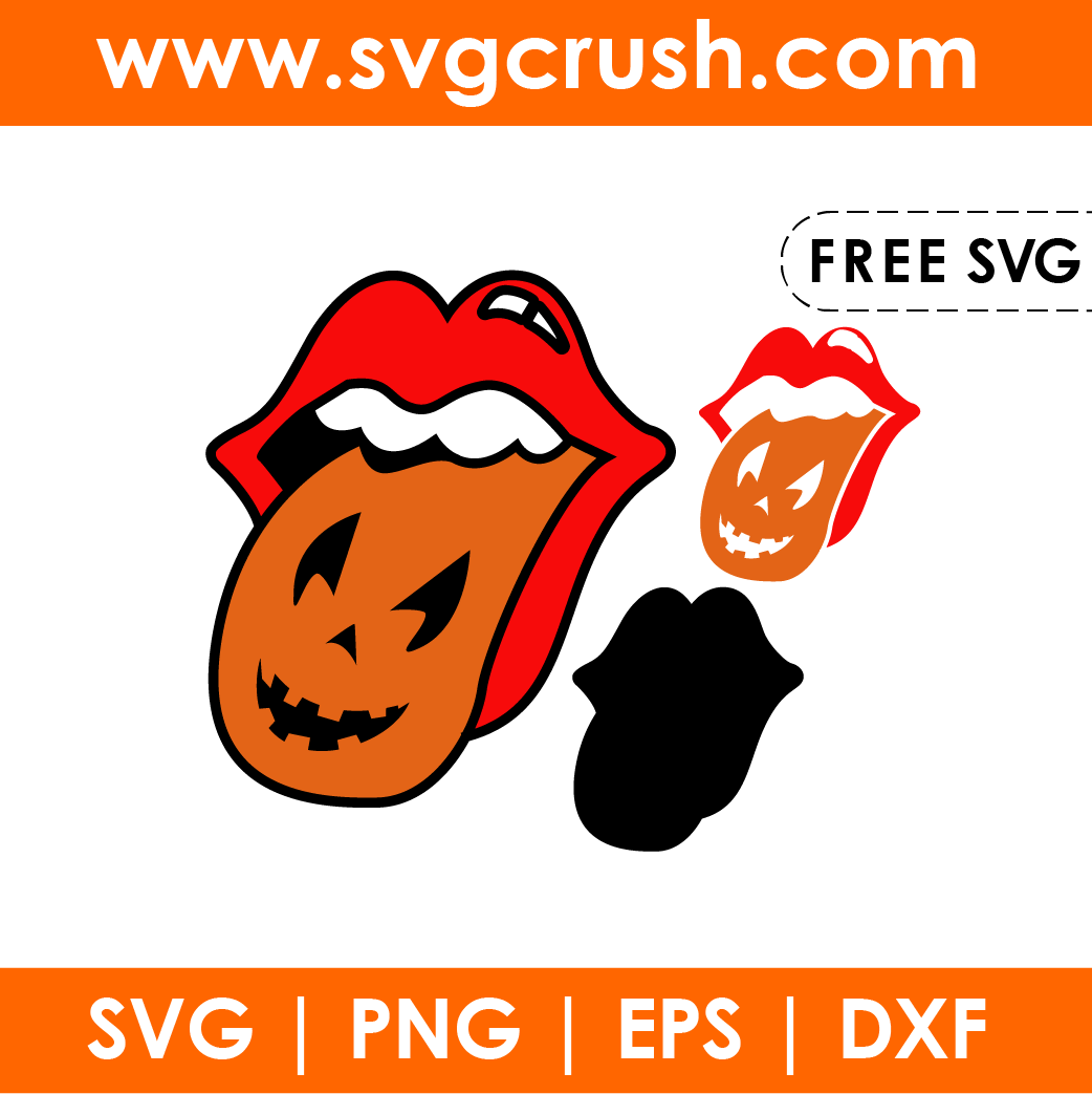 free rolling-stone-pumpkin-lip-001 svg