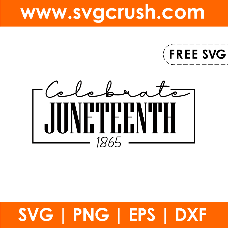 free celebrate-juneteenth-003 svg
