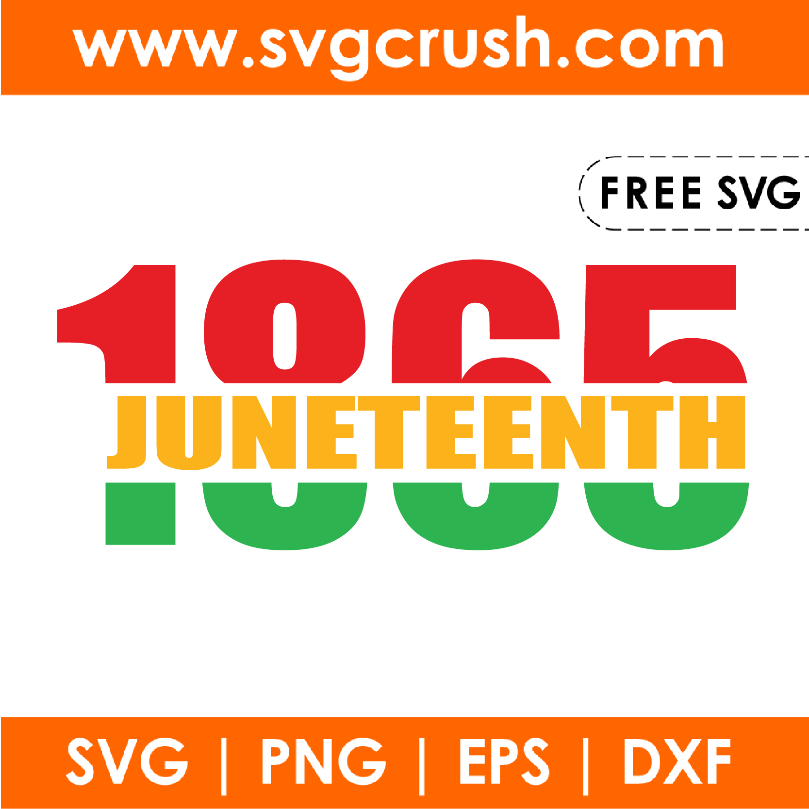 free juneteenth-1865-001 svg
