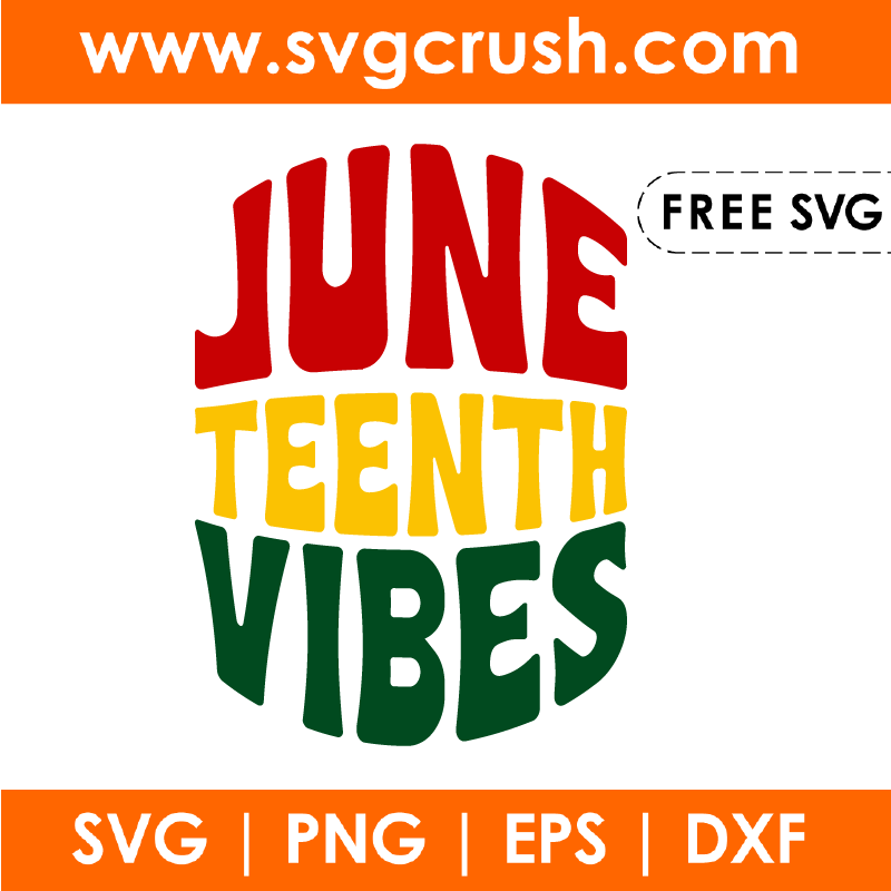 free juneteenth-vibes-002 svg