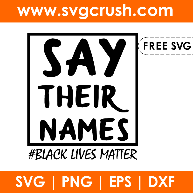 free say-their-names-003 svg